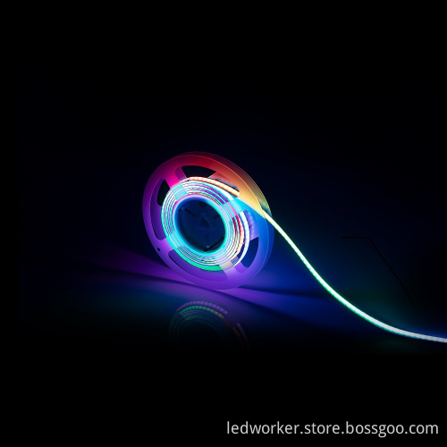 Cob RGB CCT LED Strip 24V RGBIC Waterproof Color LED Strip